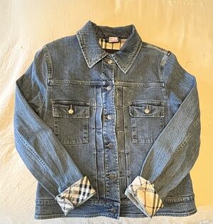 Burberry London Denim Jacket Women's size 12